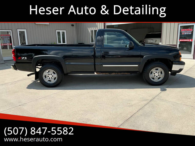 2006 Chevrolet Silverado 1500 for sale at Heser Auto & Detailing in Jackson MN