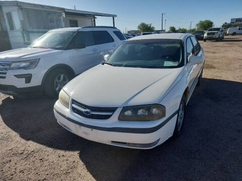 2001 Chevrolet Impala for sale at PYRAMID MOTORS - Fountain Lot in Fountain CO