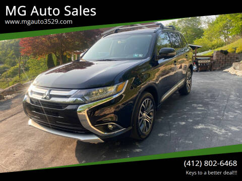 2016 Mitsubishi Outlander for sale at MG Auto Sales in Pittsburgh PA