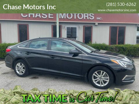 2015 Hyundai Sonata for sale at Chase Motors Inc in Stafford TX