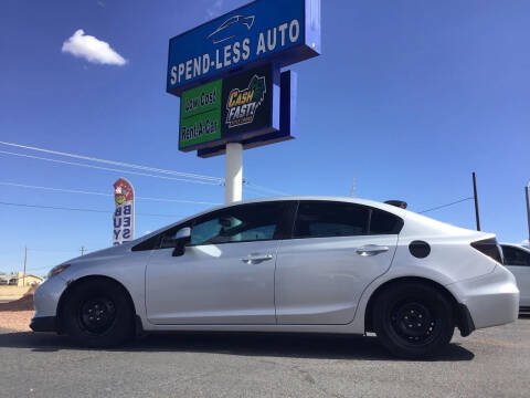 2012 Honda Civic for sale at SPEND-LESS AUTO in Kingman AZ