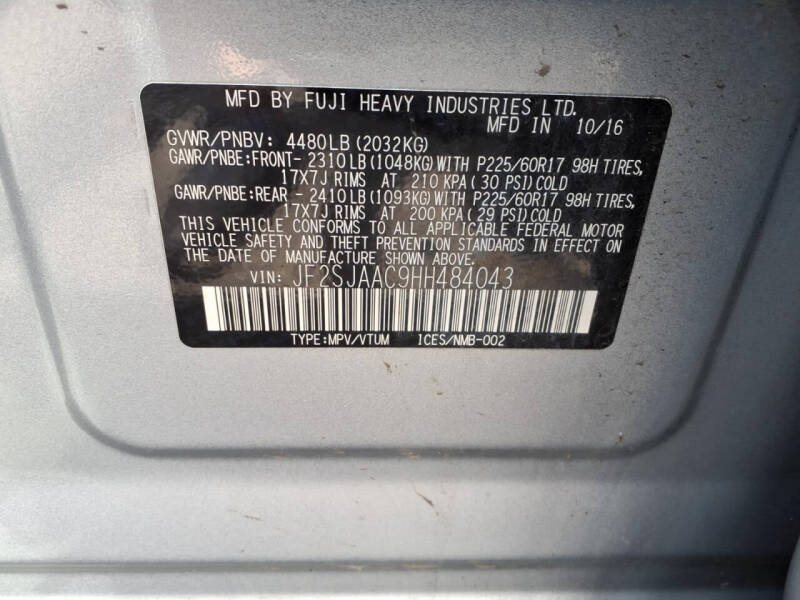 2017 Subaru Forester 2.5i Limited