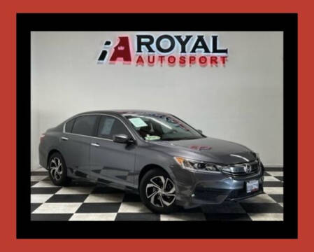 2017 Honda Accord for sale at Royal AutoSport in Elk Grove CA