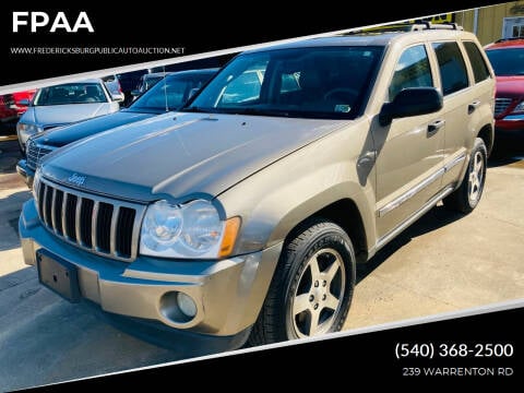 2005 Jeep Grand Cherokee for sale at FPAA in Fredericksburg VA