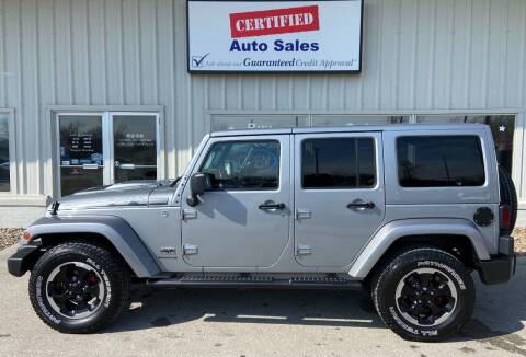 2014 Jeep Wrangler Unlimited for sale at Certified Auto Sales in Des Moines IA