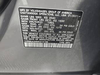 2021 Volkswagen Atlas Cross Sport V6 SE