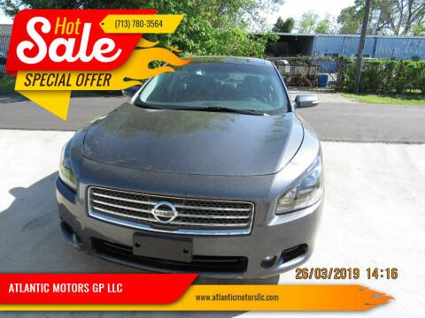 2010 Nissan Maxima for sale at ATLANTIC MOTORS GP LLC in Houston TX