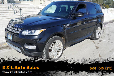 2014 Land Rover Range Rover Sport for sale at K & L Auto Sales in Saint Paul MN