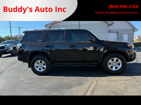 2016 Toyota 4Runner for sale at Buddy's Auto Inc 1 in Pendleton SC