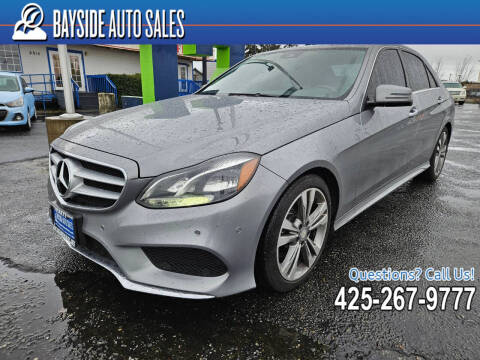 2014 Mercedes-Benz E-Class for sale at BAYSIDE AUTO SALES in Everett WA