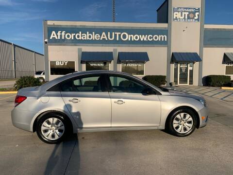 2012 Chevrolet Cruze for sale at Affordable Autos in Houma LA
