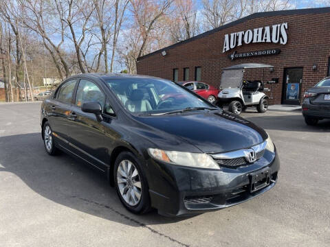 2010 Honda Civic for sale at Autohaus of Greensboro in Greensboro NC
