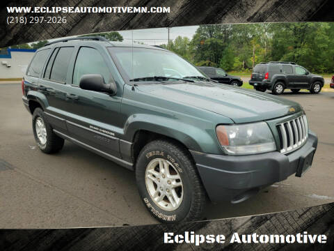 2004 Jeep Grand Cherokee for sale at Eclipse Automotive in Brainerd MN