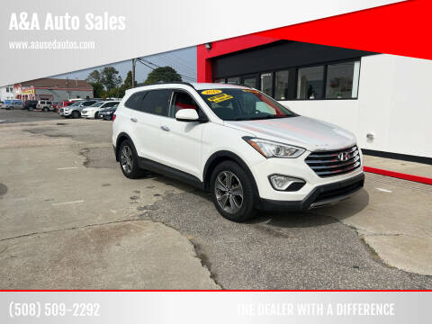 2015 Hyundai Santa Fe for sale at A&A Auto Sales in Fairhaven MA