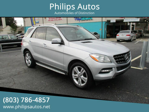 2013 Mercedes-Benz M-Class for sale at Philips Autos in Columbia SC