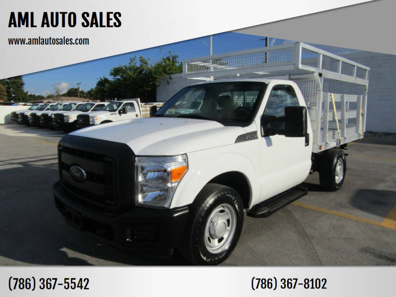 2013 Ford F-250 Super Duty for sale at AML AUTO SALES - Flat Beds in Opa-Locka FL