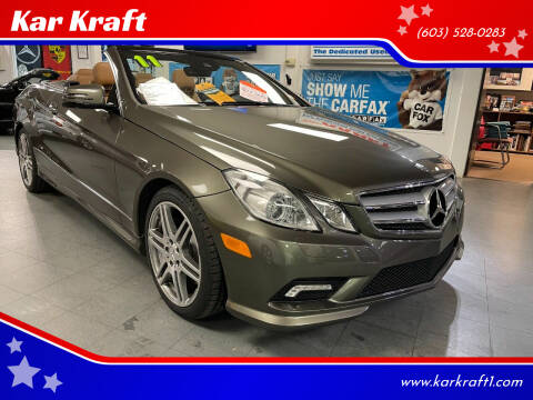 2011 Mercedes-Benz E-Class for sale at Kar Kraft in Gilford NH
