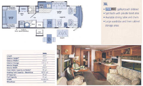 2001 Winnebago Journey 36L