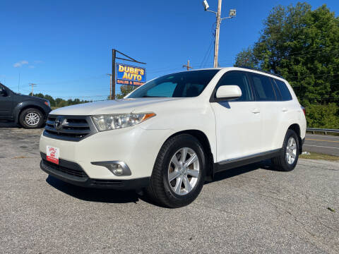 2012 Toyota Highlander for sale at Dubes Auto Sales in Lewiston ME