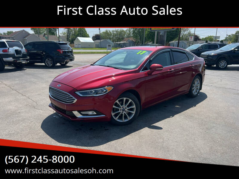 2017 Ford Fusion for sale at First Class Auto Sales in Fostoria OH