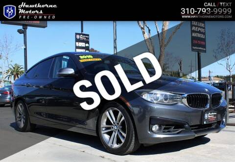 2016 BMW 3 Series for sale at Hawthorne Motors Pre-Owned in Lawndale CA