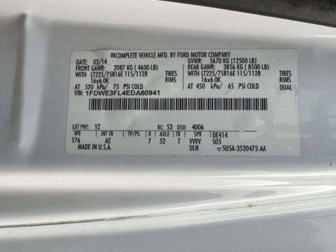 2014 Ford E-Series E-350 SD