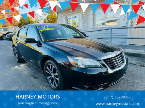 2012 Chrysler 200 for sale at HARNEY MOTORS in Gettysburg PA