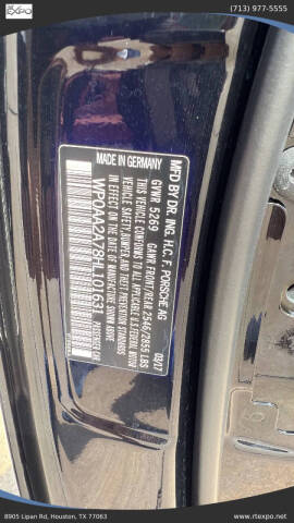 2017 Porsche Panamera