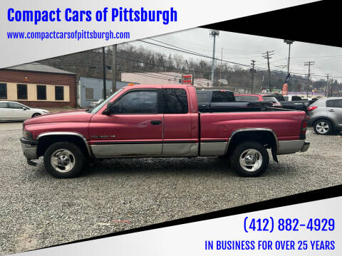 1999 Dodge Ram Pickup 1500 for sale at Compact Cars of Pittsburgh in Pittsburgh PA