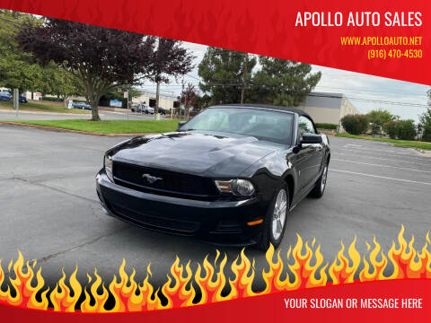 2010 Ford Mustang for sale at APOLLO AUTO SALES in Sacramento CA