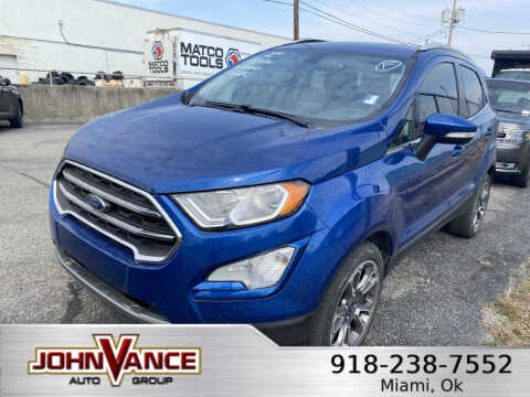 2021 Ford EcoSport for sale at Vance Fleet Services in Guthrie OK