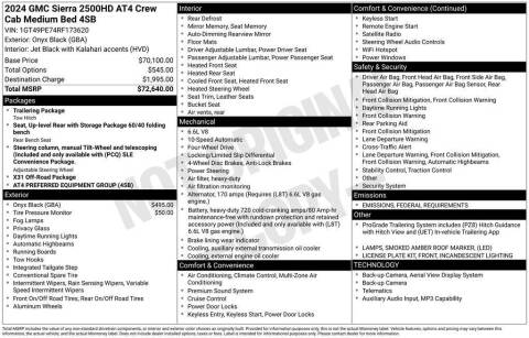 2024 GMC Sierra 2500HD