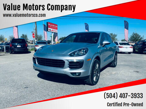 2017 Porsche Cayenne for sale at Value Motors Company in Marrero LA
