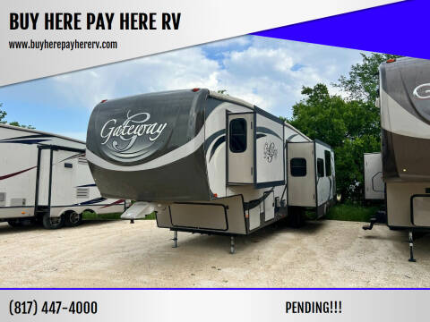 2015 Heartland Gateway 3650BH for sale at BUY HERE PAY HERE RV in Burleson TX