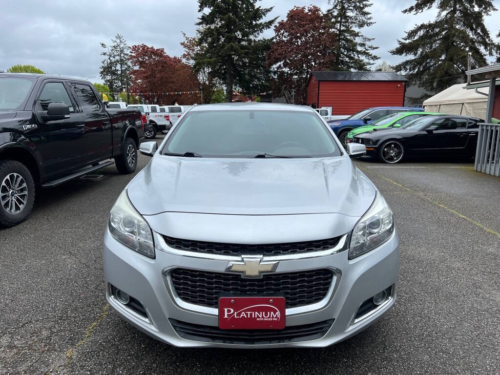 2015 Chevrolet Malibu for sale at PLATINUM AUTO SALES INC in Lacey, WA