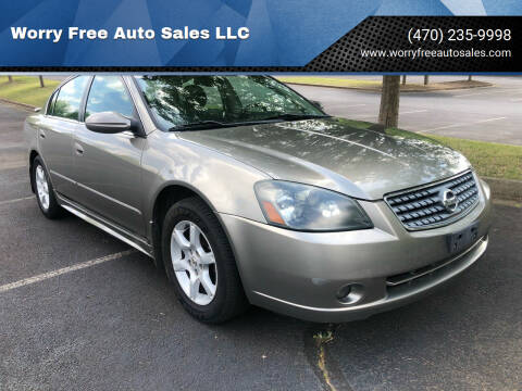 2005 Nissan Altima for sale at Worry Free Auto Sales LLC in Woodstock GA