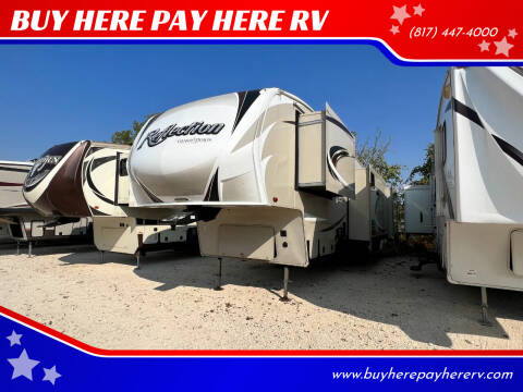 2017 Grand Design Reflection 323BHS for sale at BUY HERE PAY HERE RV in Burleson TX