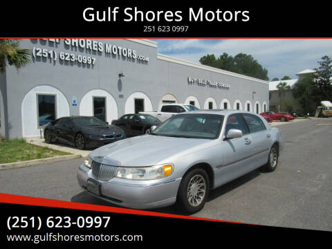 2001 Lincoln Town Car for sale at Gulf Shores Motors in Gulf Shores AL