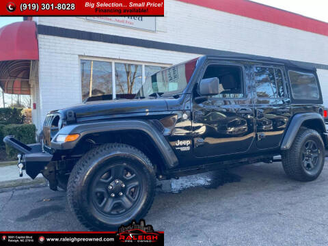 2018 Jeep Wrangler Unlimited for sale at Raleigh Pre-Owned in Raleigh NC