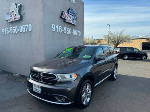 2014 Dodge Durango for sale at LIONS AUTO SALES in Sacramento CA