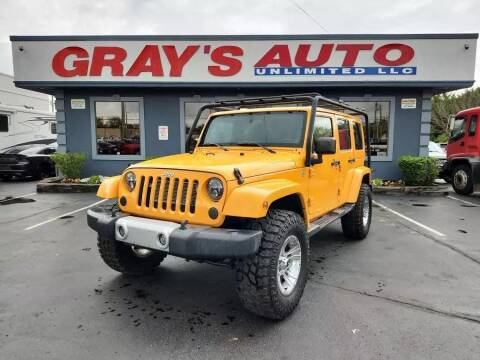 2012 Jeep Wrangler Unlimited for sale at GRAY'S AUTO UNLIMITED, LLC. in Lebanon TN