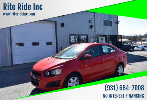 2015 Chevrolet Sonic for sale at Rite Ride Inc 2 in Shelbyville TN