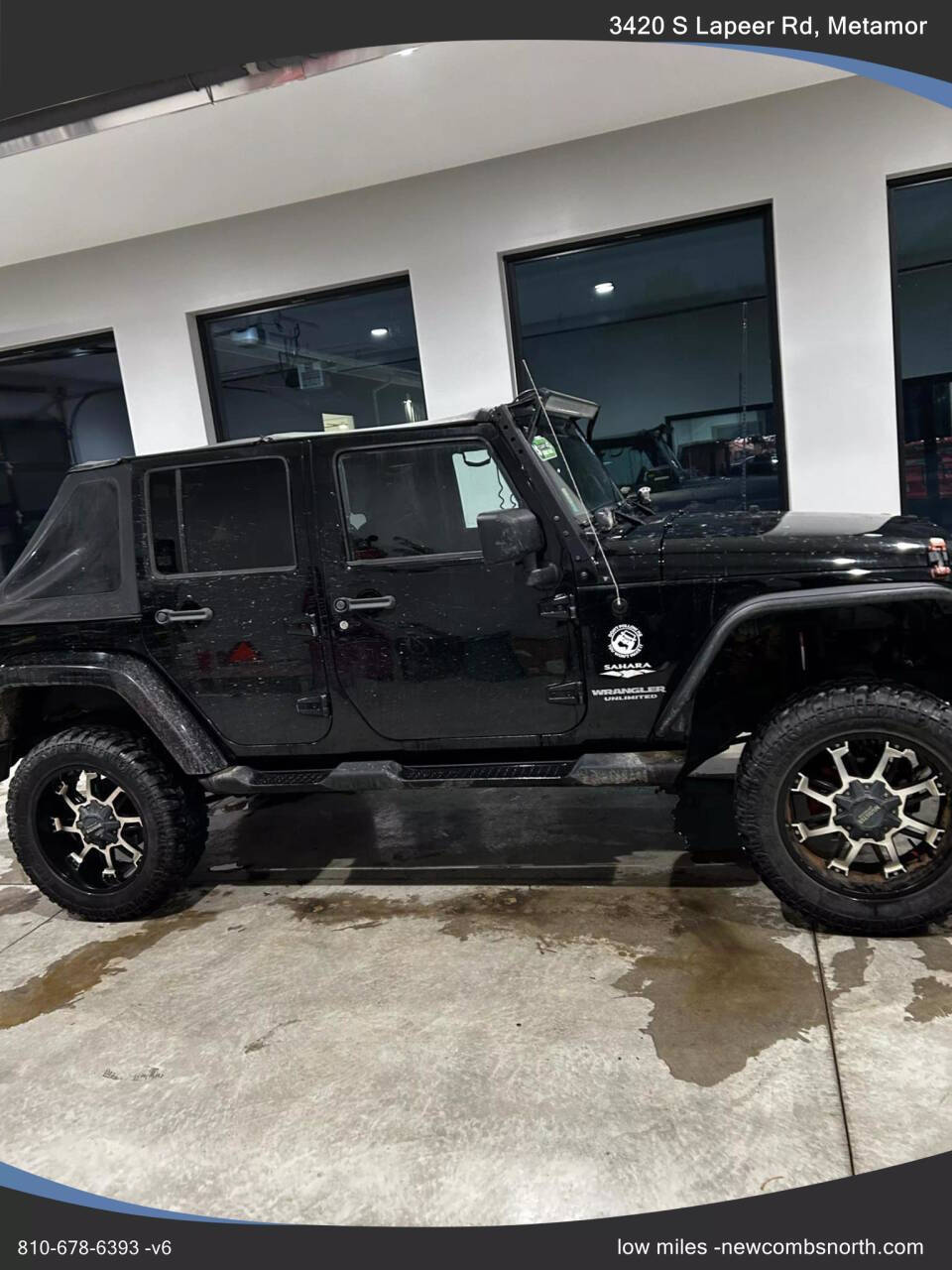 2010 Jeep Wrangler Unlimited for sale at Newcombs North Certified Auto Sales in Metamora, MI