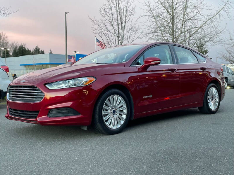 2016 Ford Fusion Hybrid for sale at GO AUTO BROKERS in Bellevue WA
