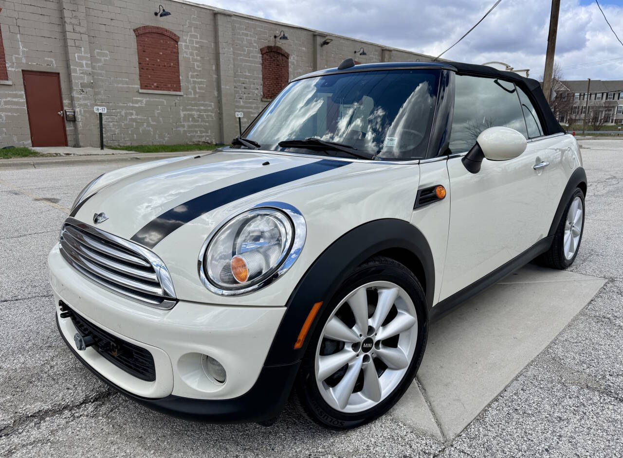 Off white 2011 MINI Cooper Base Convertible Base 2dr Convertible 1