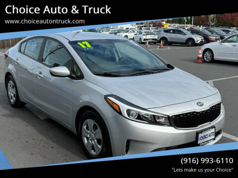 2017 Kia Forte for sale at Choice Auto & Truck in Sacramento CA