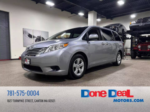 2017 Toyota Sienna for sale at DONE DEAL MOTORS in Canton MA