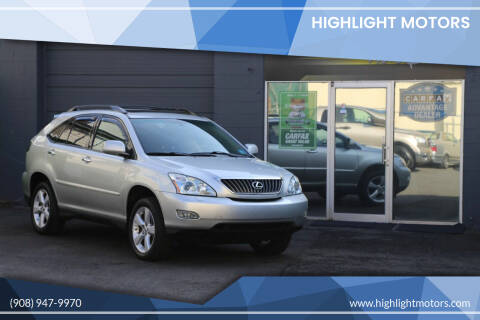 2008 Lexus RX 350 for sale at Highlight Motors in Linden NJ