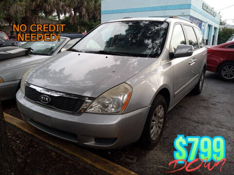 2012 Kia Sedona for sale at Blue Lagoon Auto Sales in Plantation FL