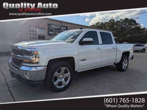 2016 Chevrolet Silverado 1500 for sale at Quality Auto of Collins in Collins MS